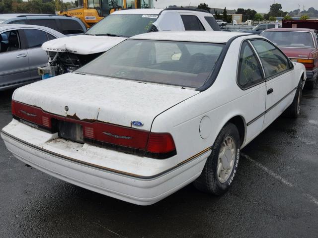 1FAPP6046MH105803 - 1991 FORD THUNDERBIR WHITE photo 4