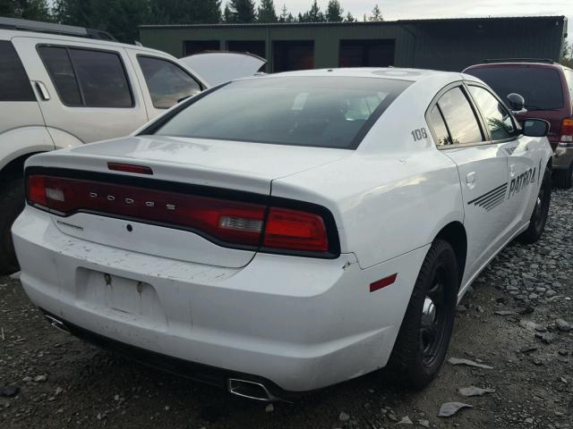 2B3CL1CG0BH565030 - 2011 DODGE CHARGER PO WHITE photo 4