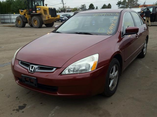 1HGCM56755A002610 - 2005 HONDA ACCORD EX RED photo 2