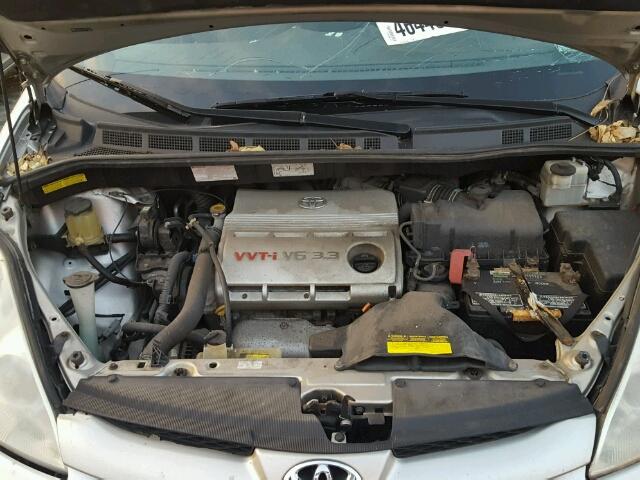 5TDZA23C76S572582 - 2006 TOYOTA SIENNA CE SILVER photo 7