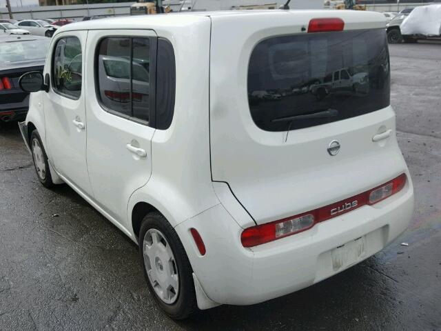 JN8AZ2KR9BT212337 - 2011 NISSAN CUBE BASE WHITE photo 3