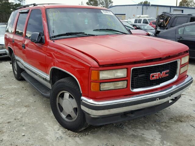 1GKEK13R7TJ707504 - 1996 GMC YUKON RED photo 1