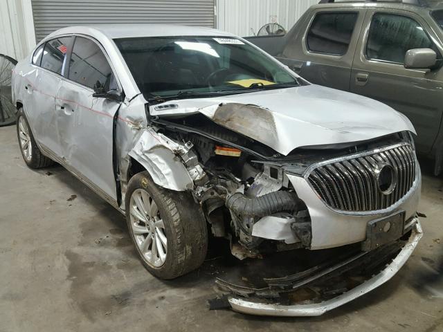 1G4GB5G36EF100335 - 2014 BUICK LACROSSE SILVER photo 1