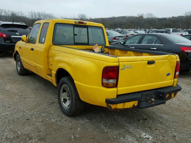 1FTCR14UXTPA77184 - 1996 FORD RANGER SUP YELLOW photo 3