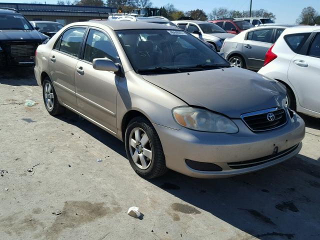 2T1BR32E16C560133 - 2006 TOYOTA COROLLA BEIGE photo 1