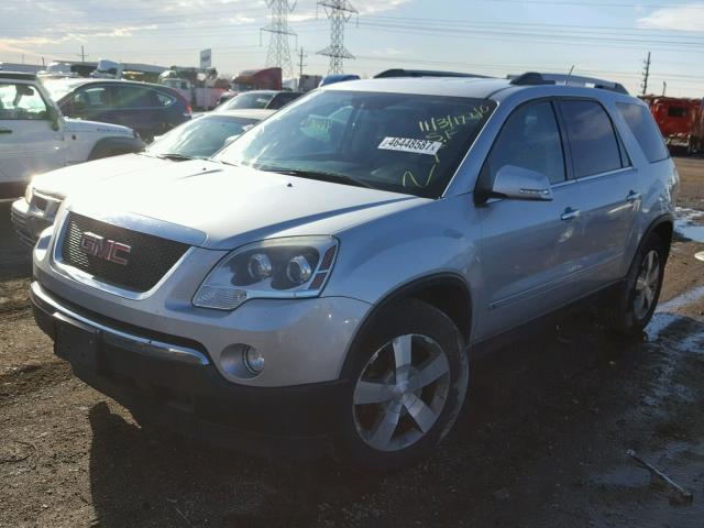 1GKLVMEDXAJ109292 - 2010 GMC ACADIA SLT SILVER photo 2