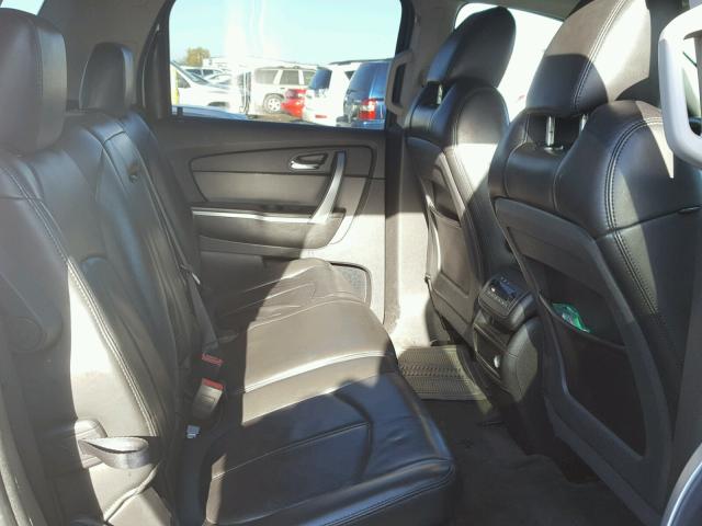 1GKLVMEDXAJ109292 - 2010 GMC ACADIA SLT SILVER photo 6