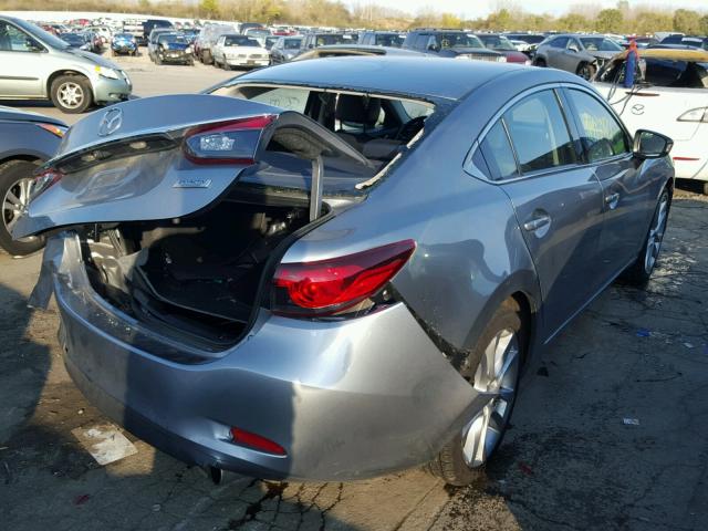 JM1GJ1V6XE1149189 - 2014 MAZDA 6 BLUE photo 4