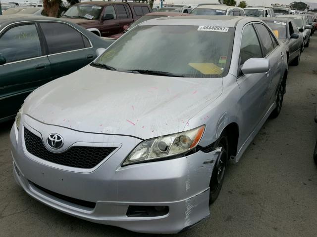 4T1BE46K07U016109 - 2007 TOYOTA CAMRY NEW SILVER photo 2