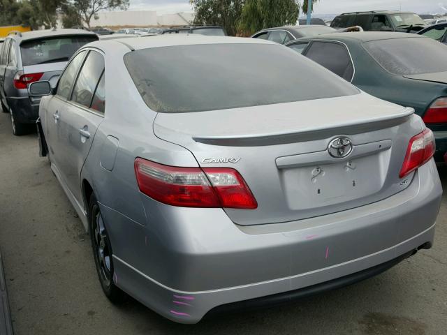 4T1BE46K07U016109 - 2007 TOYOTA CAMRY NEW SILVER photo 3