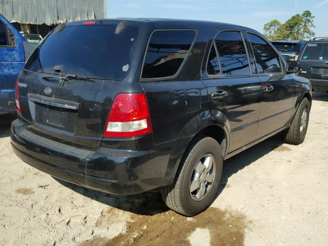 KNDJD733755467160 - 2005 KIA SORENTO EX BLACK photo 4