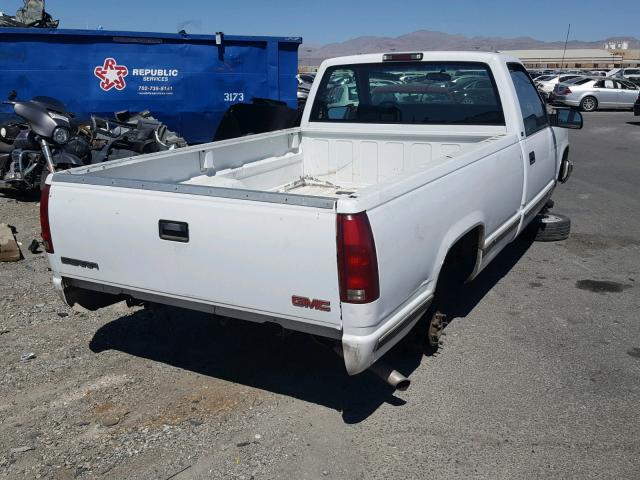 1GTGC24R2XR707990 - 1999 GMC SIERRA C25 WHITE photo 4