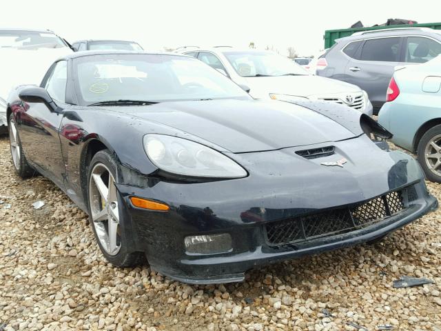 1G1YY24U755100605 - 2005 CHEVROLET CORVETTE BLACK photo 1