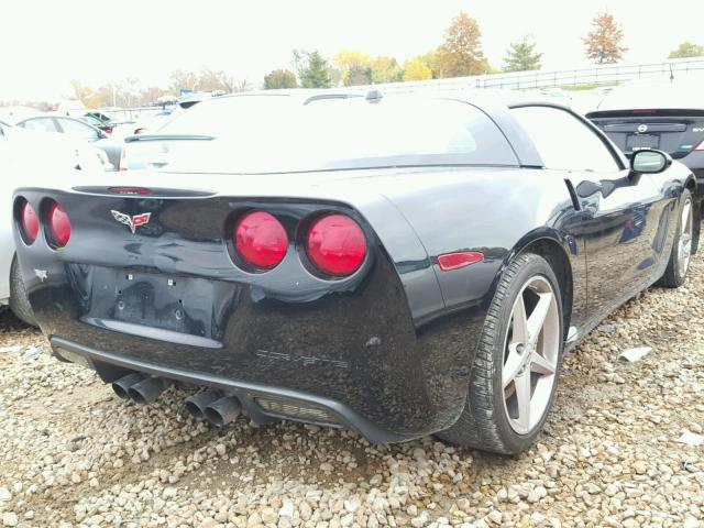 1G1YY24U755100605 - 2005 CHEVROLET CORVETTE BLACK photo 4