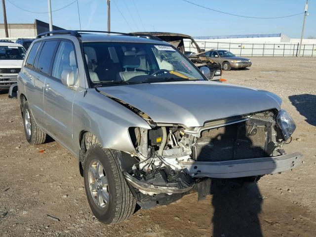 JTEEP21A650085501 - 2005 TOYOTA HIGHLANDER SILVER photo 1