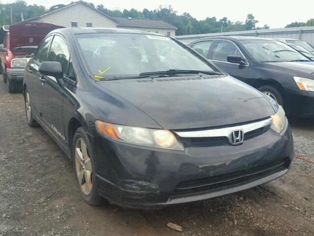 2HGFA15938H511117 - 2008 HONDA CIVIC EXL შავი ფოტო 1