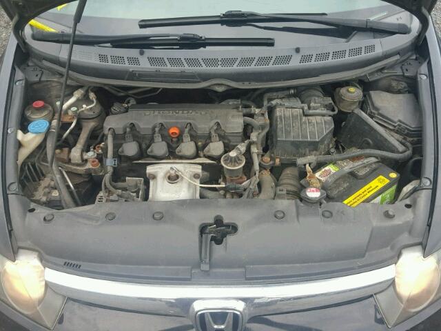 2HGFA15938H511117 - 2008 HONDA CIVIC EXL შავი ფოტო 7