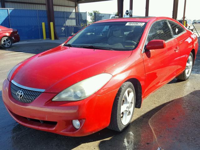 4T1CA30P25U044845 - 2005 TOYOTA CAMRY SOLA RED photo 2