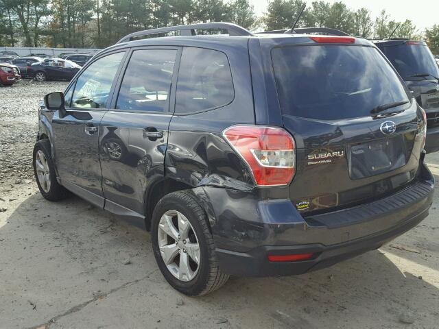 JF2SJADC9FH574852 - 2015 SUBARU FORESTER 2 GRAY photo 9