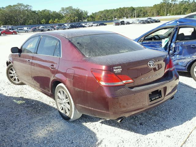 4T1BK36B37U179968 - 2007 TOYOTA AVALON XL RED photo 3