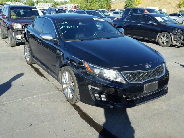 5XXGR4A68EG350268 - 2014 KIA OPTIMA SX BLACK photo 1