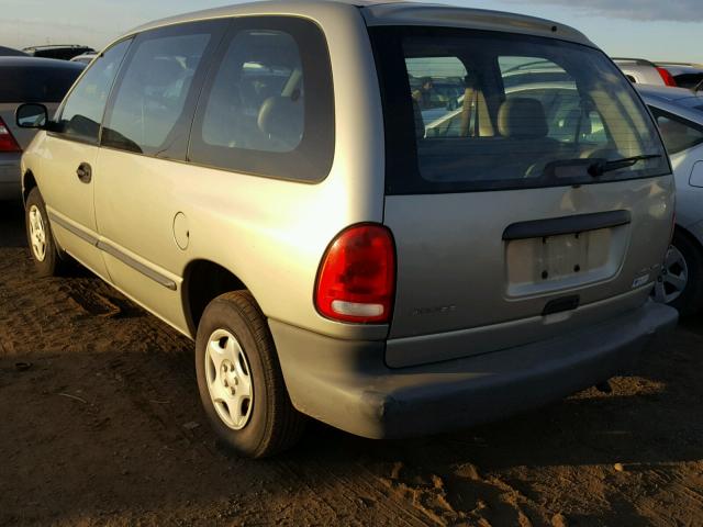 2B4FP25B2YR541593 - 2000 DODGE CARAVAN TAN photo 3