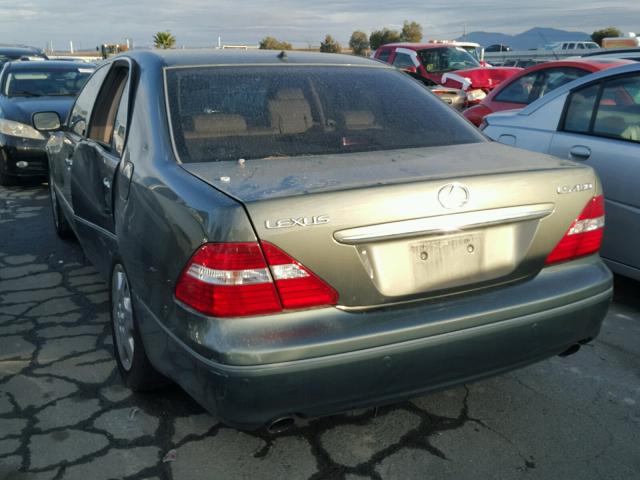 JTHBN36F250174813 - 2005 LEXUS LS 430 GRAY photo 3