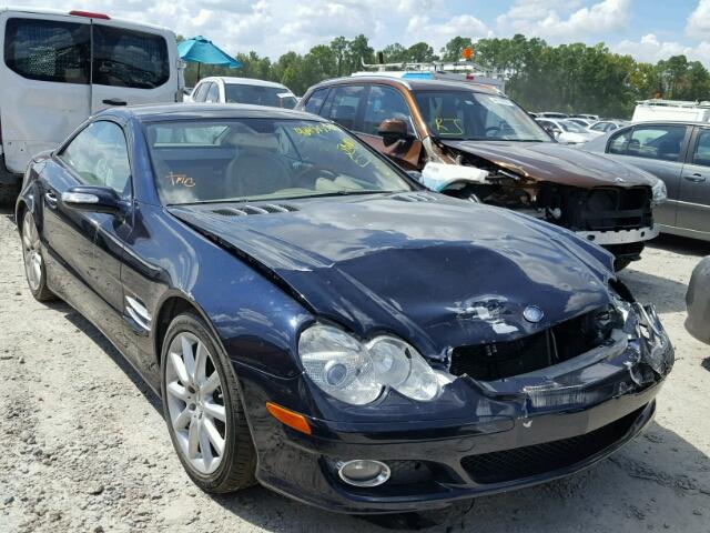 WDBSK71FX7F130422 - 2007 MERCEDES-BENZ SL 550 BLUE photo 1