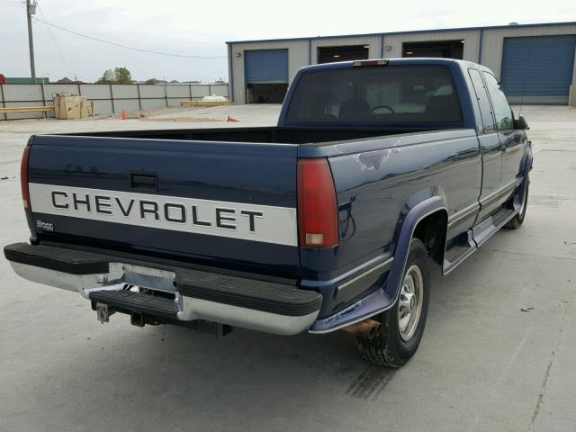 1GCGC29R5TE222981 - 1996 CHEVROLET GMT-400 C2 BLUE photo 4