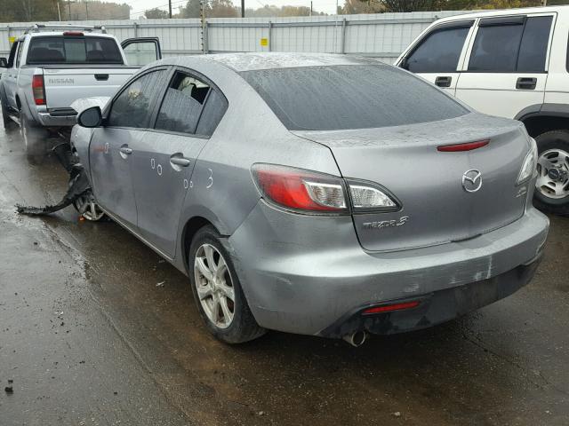 JM1BL1SF3A1176365 - 2010 MAZDA 3 I GRAY photo 3