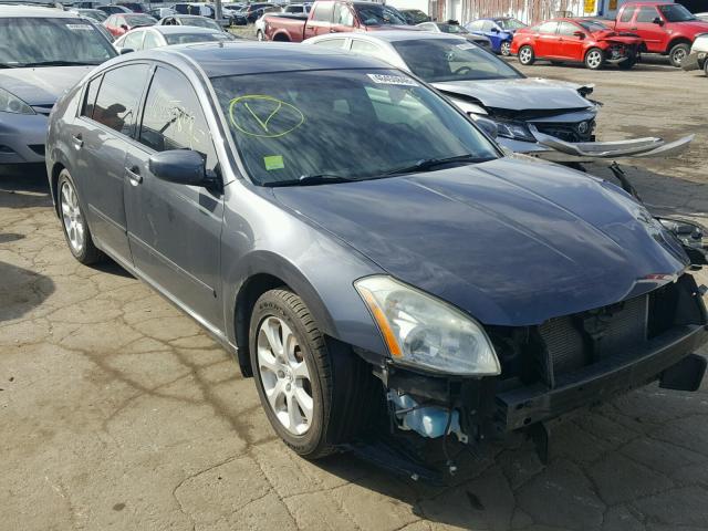 1N4BA41E38C819284 - 2008 NISSAN MAXIMA SE GRAY photo 1