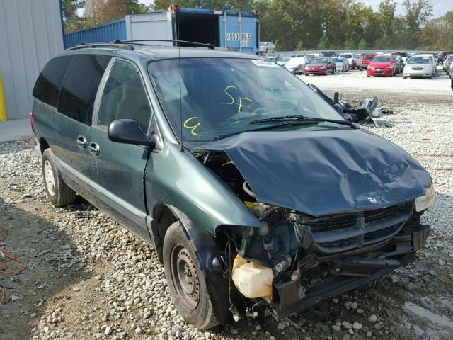 1B4GP44G5YB623667 - 2000 DODGE GRAND CARA GREEN photo 1