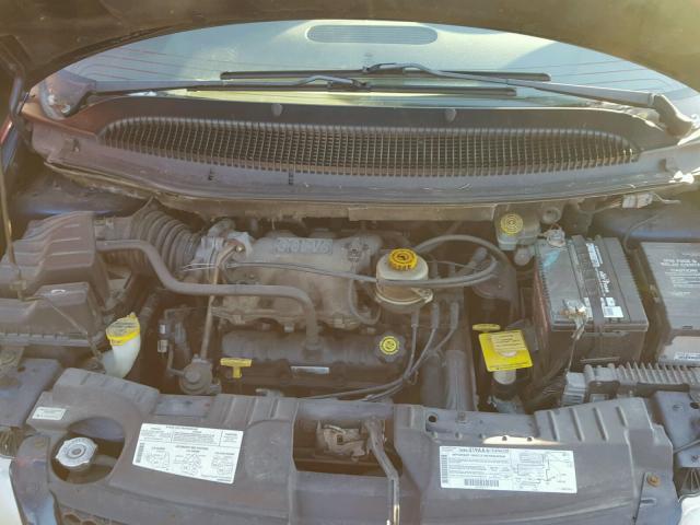 2B4GP74L21R292214 - 2001 DODGE GRAND CARA BLUE photo 7