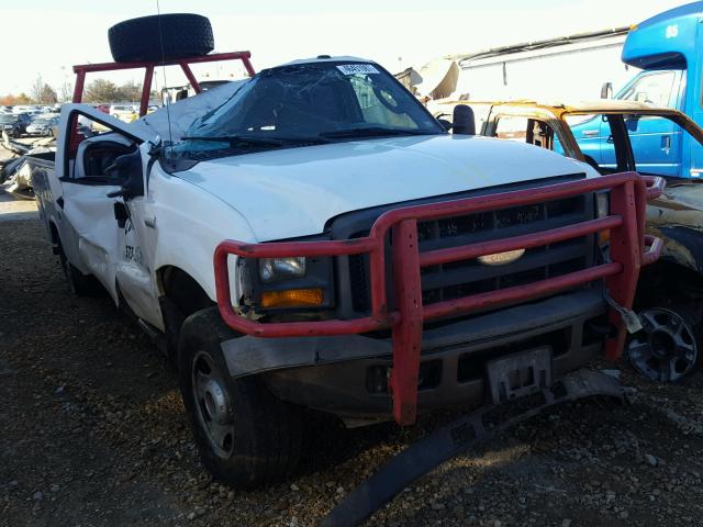 1FTSW31P15ED23827 - 2005 FORD F350 SRW S WHITE photo 1