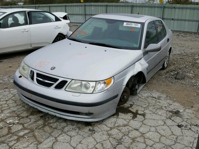 YS3EH45G123053456 - 2002 SAAB 9-5 AERO SILVER photo 2