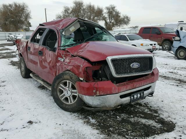 1FTPW14VX8FB93405 - 2008 FORD F150 SUPER RED photo 1