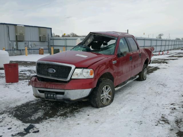 1FTPW14VX8FB93405 - 2008 FORD F150 SUPER RED photo 2