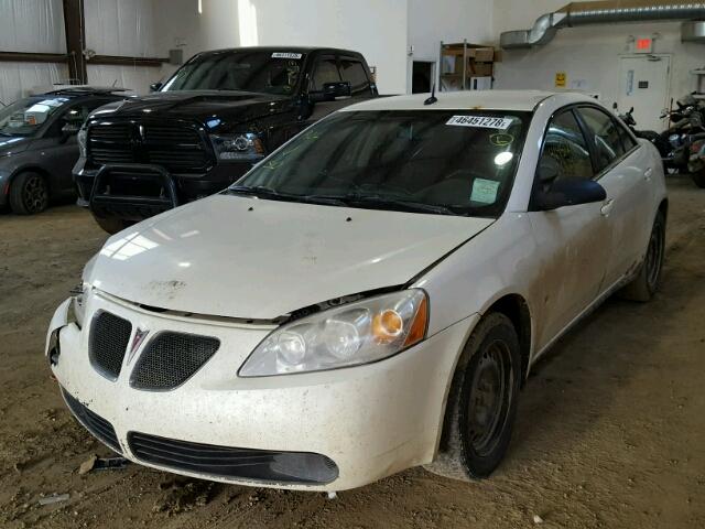 1G2ZF57B884305880 - 2008 PONTIAC G6 VALUE L WHITE photo 2