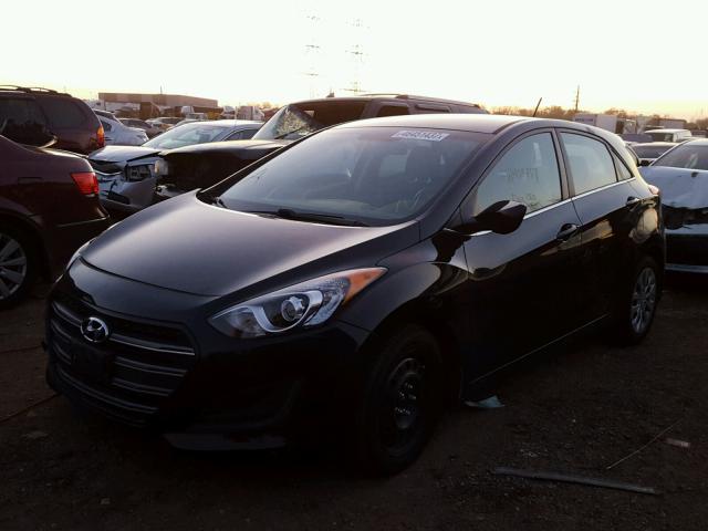 KMHD35LHXGU267622 - 2016 HYUNDAI ELANTRA GT BLACK photo 2