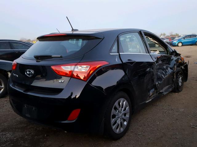 KMHD35LHXGU267622 - 2016 HYUNDAI ELANTRA GT BLACK photo 4