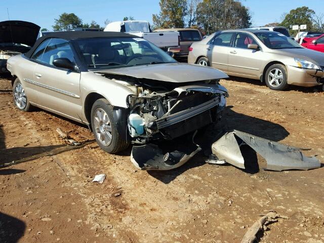 1C3EL65R36N154788 - 2006 CHRYSLER SEBRING LI GOLD photo 1