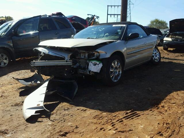 1C3EL65R36N154788 - 2006 CHRYSLER SEBRING LI GOLD photo 2