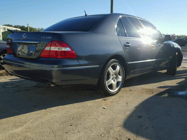 JTHBN36F255023683 - 2005 LEXUS LS 430 BLACK photo 4