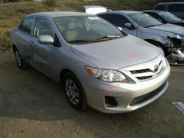 2T1BU4EE4CC882020 - 2012 TOYOTA COROLLA SILVER photo 1