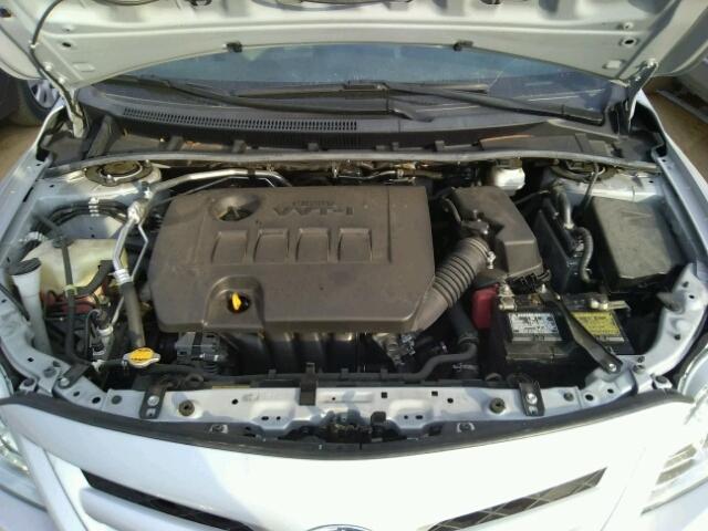 2T1BU4EE4CC882020 - 2012 TOYOTA COROLLA SILVER photo 7