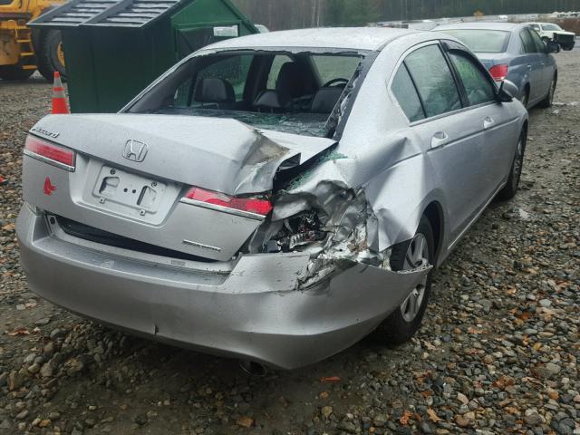 1HGCP2F63BA018751 - 2011 HONDA ACCORD SE SILVER photo 4