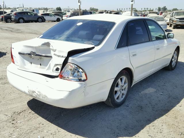 4T1BF28B1YU013560 - 2000 TOYOTA AVALON XL WHITE photo 4