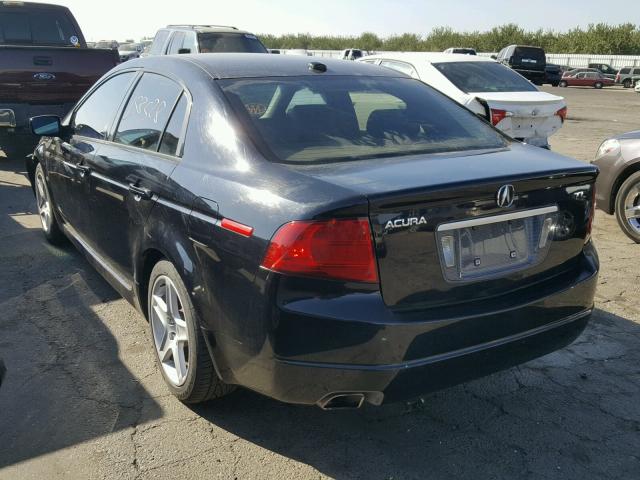 19UUA66295A025864 - 2005 ACURA TL BLACK photo 3