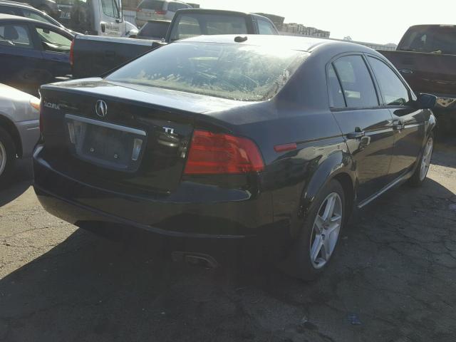 19UUA66295A025864 - 2005 ACURA TL BLACK photo 4