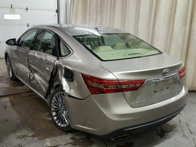4T1BK1EBXGU222384 - 2016 TOYOTA AVALON XLE TAN photo 3